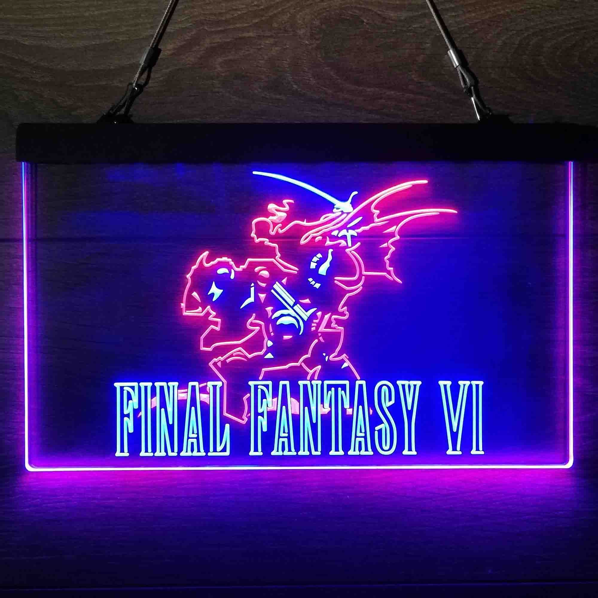 Final Fantasy VI Like Neon LED Sign